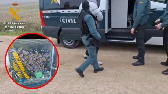 Desarticulado un grupo criminal que robó más de cinco toneladas de cobre en Valladolid