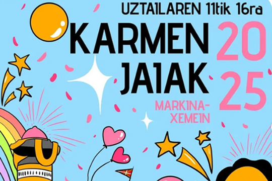 Fiestas de Markina-Xemein del 11 al 16 de julio: programa completo