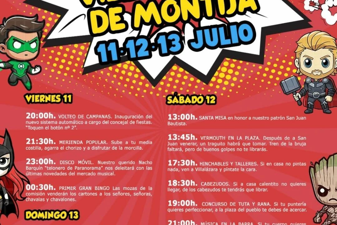 Fiestas de Villalázara de Montija del 11 al 13 de julio: programa completo