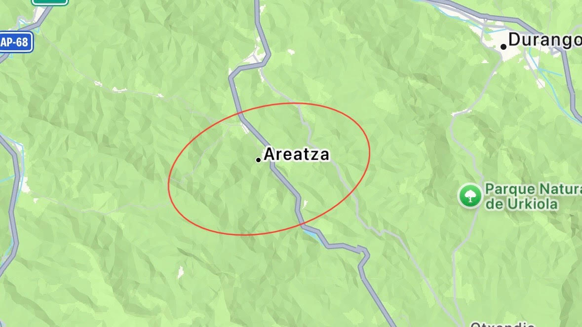 Un terremoto de baja intensidad sorprende de madrugada a los vecinos de este pueblo de Bizkaia