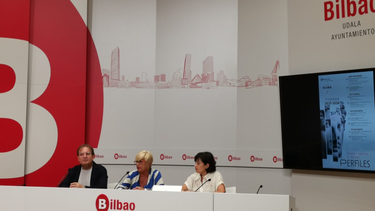 ‘Perfiles’: nuevo ciclo de la Banda Municipal de Bilbao con 17 conciertos
