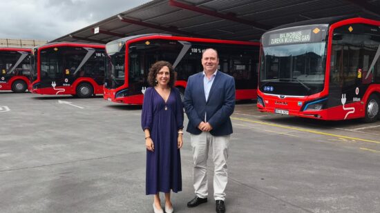 Los nuevos autobuses que recorrerán las calles de Bilbao