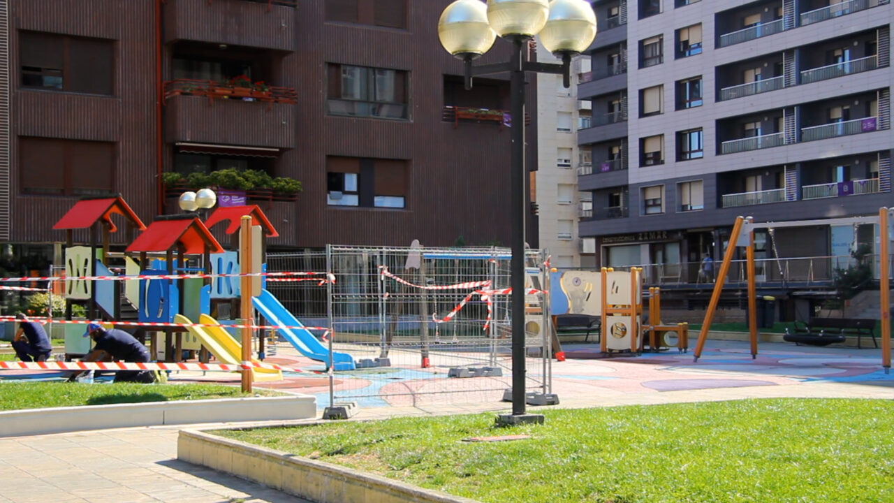 Santurtzi reforma otro parque: los niños disfrutarán de un nuevo Señorío Bizkaia