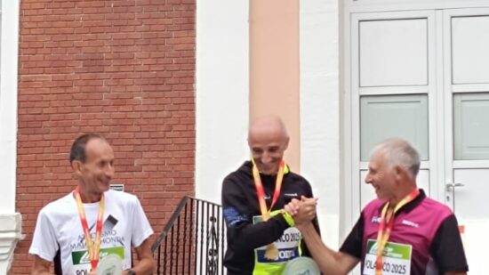 Javier Fontaneda , Inmaculada Ruiz e Igor García Zárraga, dos oros y un bronce nacional máster en la Milla de Polanco
