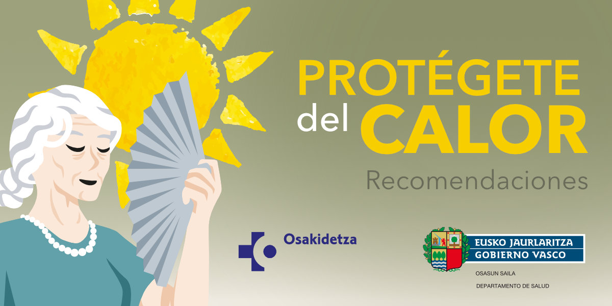 Osakidetza atiende a cuatro personas por el calor en Euskadi