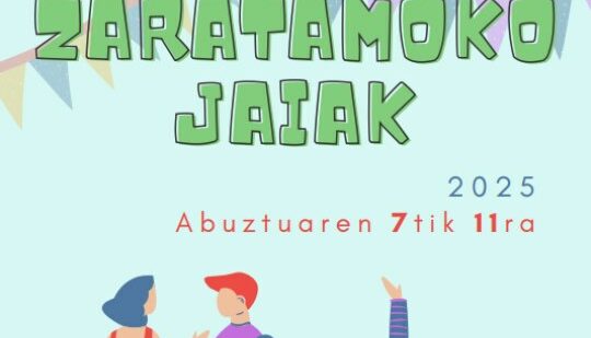 Fiestas de Zaratamo del 7 al 11 de agosto: programa completo