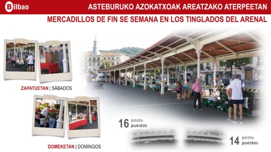 Suspendidos estos tradicionales mercadillos de Bilbao por la Aste Nagusia