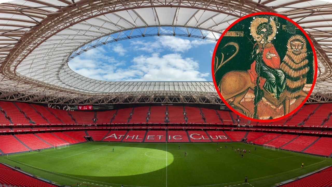 Hoy es San Mamés, el santo que amansó a los leones y dio nombre al templo del fútbol en Bilbao
