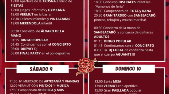 Fiestas de Pesadas de Burgos: del 7 al 10 de agosto