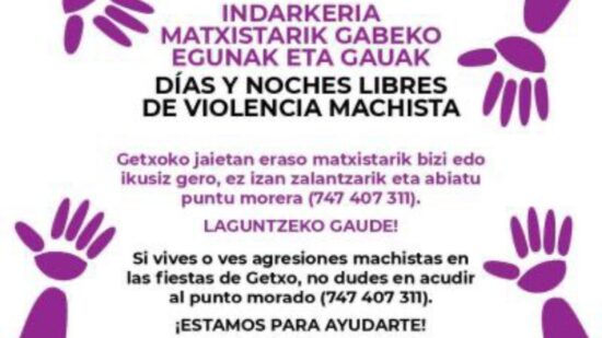 El Ayuntamiento de Getxo condena la agresión sexual en las fiestas del Puerto Viejo de Algorta: «No lo vamos a tolerar»