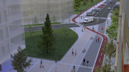 Leioa impulsa la transformación urbana de la calle Langileria en Lamiako