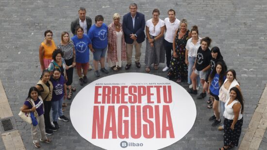 Bilbao refuerza su compromiso contra las agresiones en Aste Nagusia