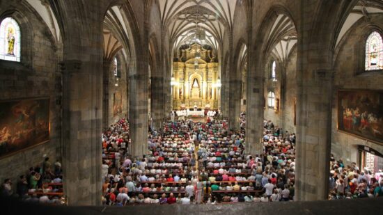 Bizkaia peregrina esta noche a Begoña para venerar a la Amatxu con una gran novedad