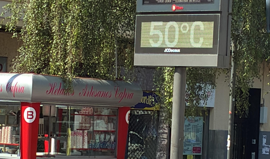 Bilbao arde al sol: 50 grados en Doctor Areilza