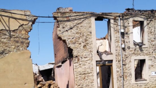 Bego, la leioaztarra con el corazón roto por los incendios de León