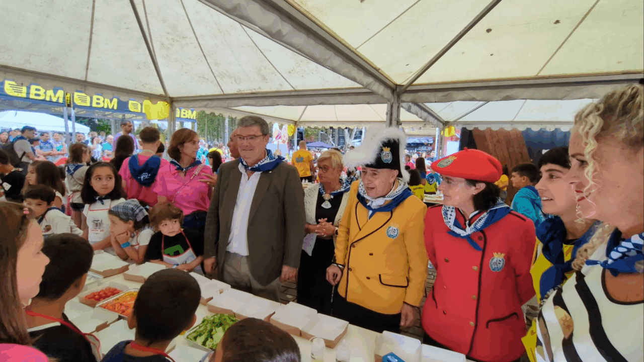 Celebrado el taller infantil «Gastrotxiki» esta mañana en el arenal de Bilbao