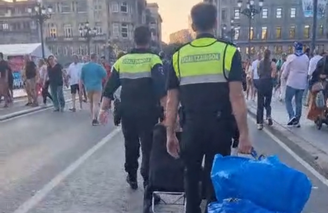 La policía municipal detiene a 111 personas en fiestas, once menos que el año pasado