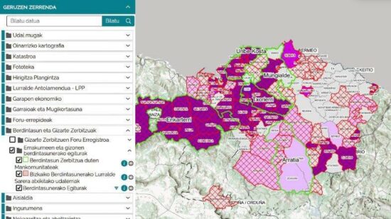 Bizkaia lanza un mapa interactivo para impulsar la igualdad entre mujeres y hombres