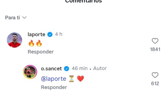 ¿Sancet cuenta los segundos para estar con Laporte?