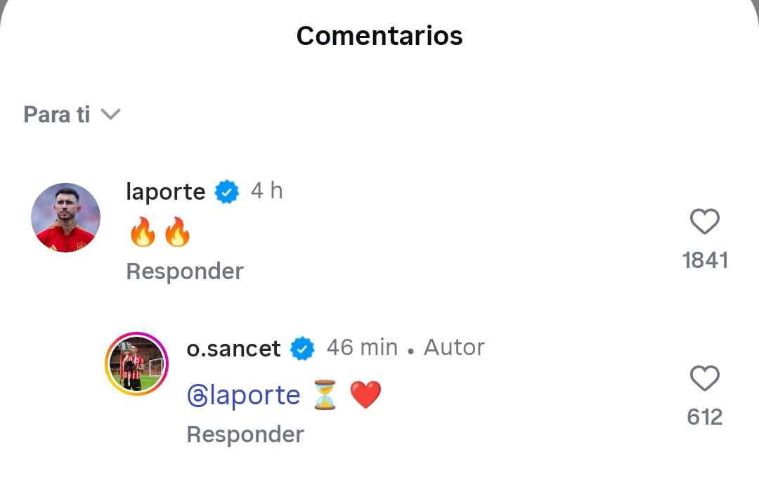 ¿Sancet cuenta los segundos para estar con Laporte?
