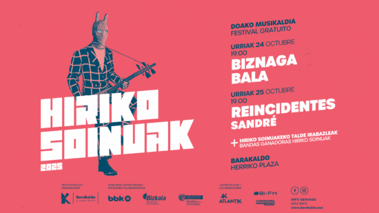 Reincidentes encabeza el Hiriko Soinuak 2025: punk y lucha gratis en Barakaldo