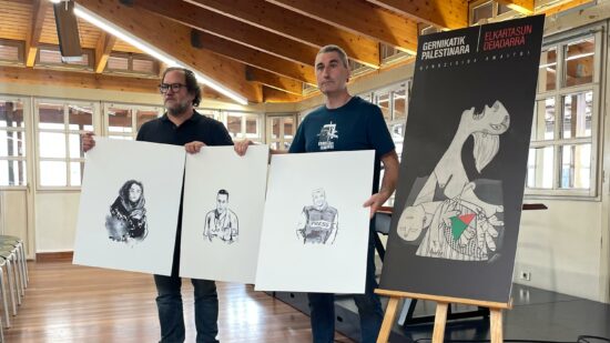 Gernika-Palestina convoca movilizaciones en Bilbao ante la presencia del equipo israelí en la Vuelta