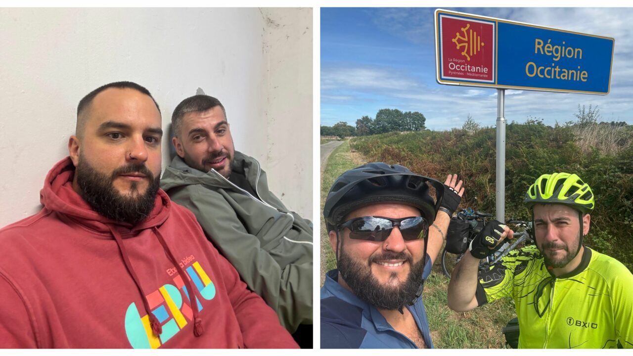 La «bilbainada» de Víctor y Jon: viajar de Bilbao a Roma en bici