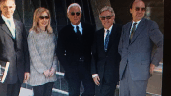 El día que Armani vistió al Museo Guggenheim Bilbao
