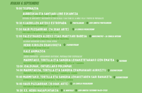 Fiestas de San Nicolás en Portugalete el 5 y 6 de septiembre: programa completo