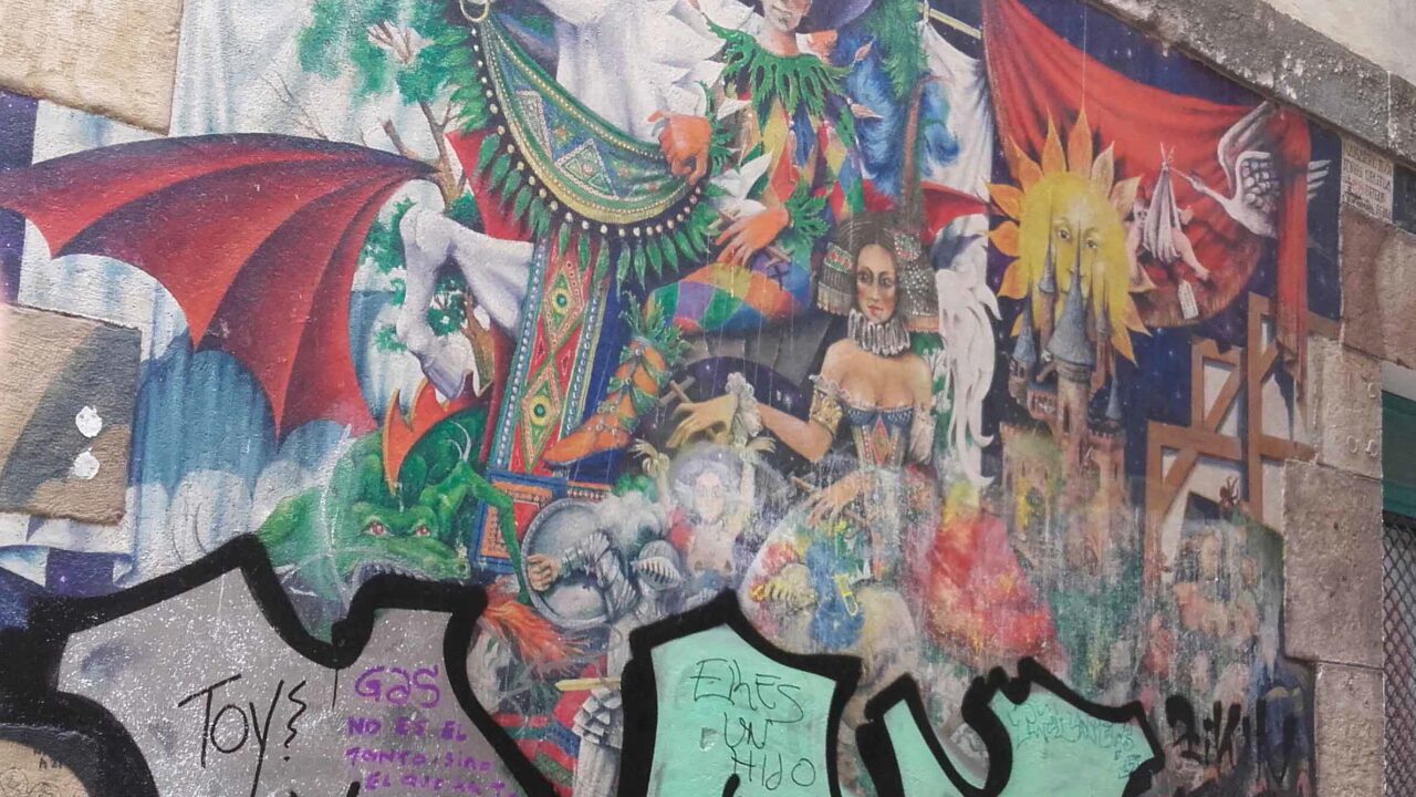 Bilbao restaura el mural vandalizado del Casco Viejo en el cantón Julián Echevarría ‘Camarón’