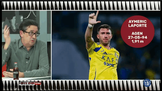 Optimismo en Bilbosport con la inscripción de Aymeric Laporte: «Todas las circunstancias son favorables»