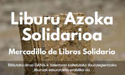 Leioa celebra un mercadillo de libros que une lectura y solidaridad
