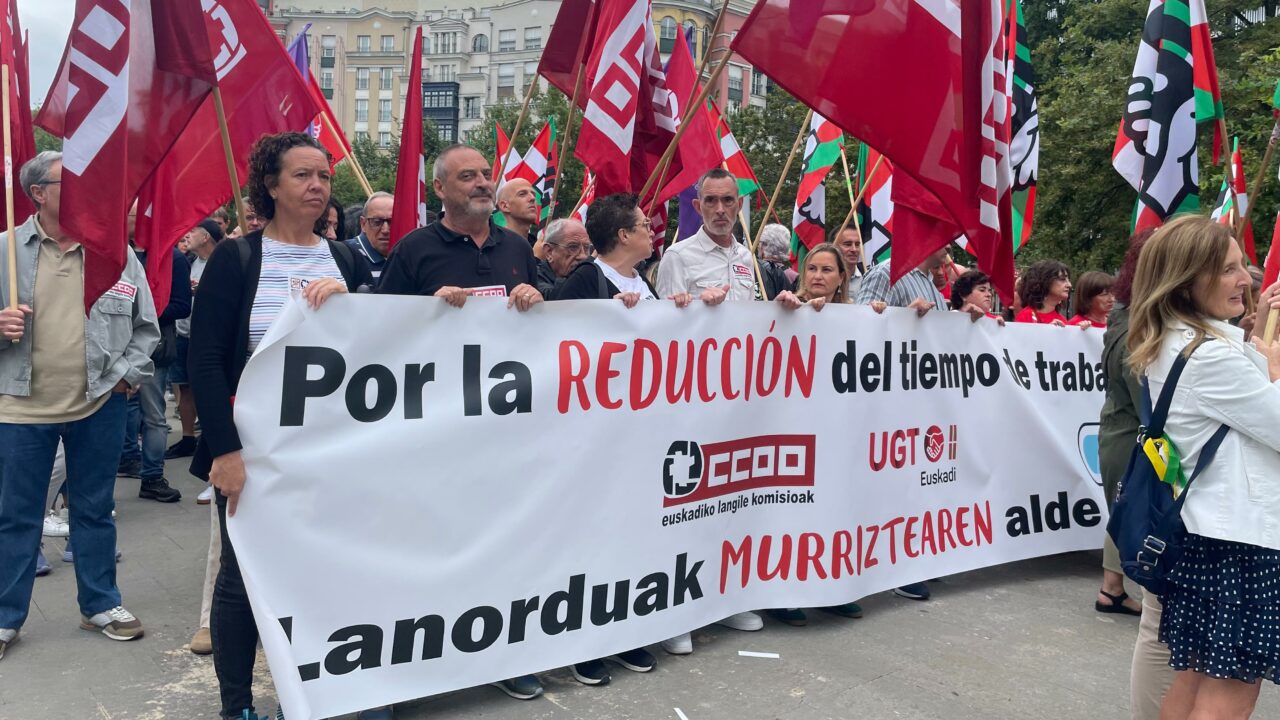 CCOO Euskadi señala a Confebask como «embajadora del no» ante de la reducción de la jornada laboral