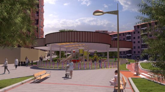 Más de un millón de euros para cubrir la plaza de Panera, en Uribarri