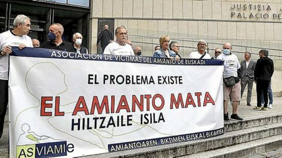 Las víctimas del amianto en Euskadi ya pueden solicitar el certificado para acceder a las ayudas económicas