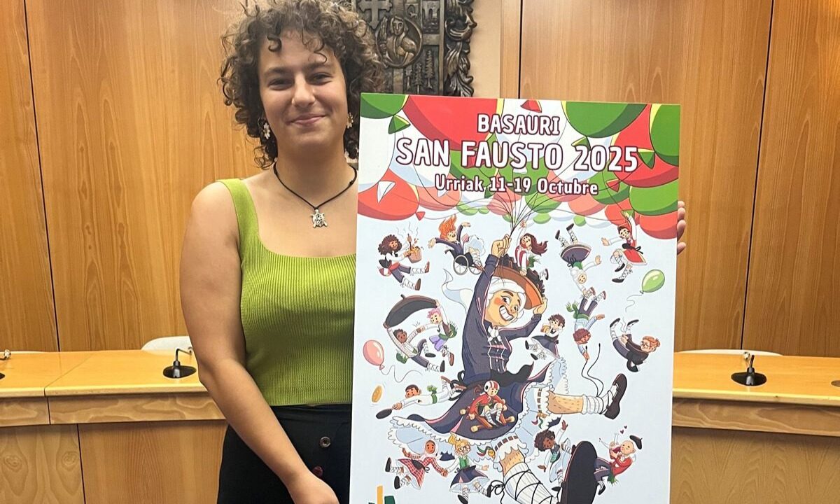 Este es el cartel ganador de las fiestas de Basauri