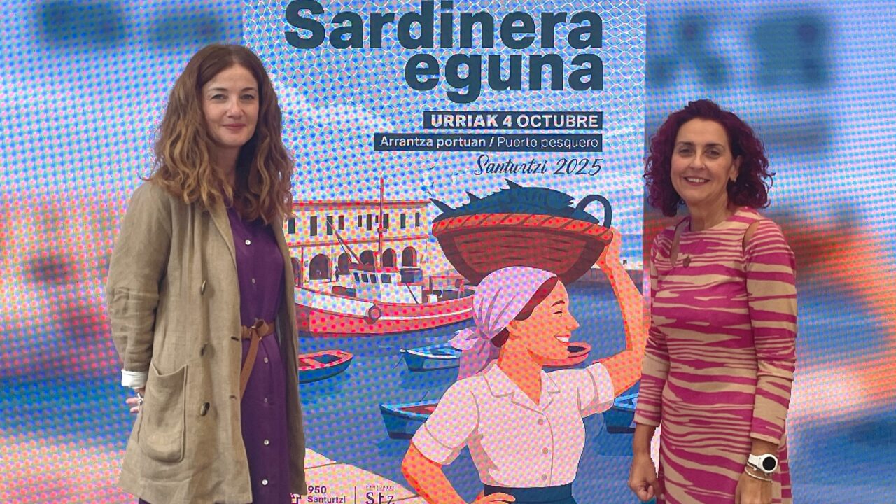 Santurtzi rinde homenaje a las rederas,  figura universal en la localidad, en el ‘Sardinera Eguna’