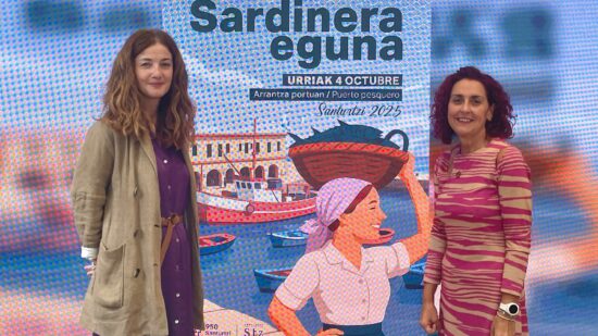 Santurtzi rinde homenaje a las rederas,  figura universal en la localidad, en el ‘Sardinera Eguna’