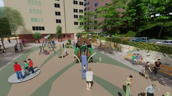 Bilbao invierte 386.000 euros para transformar el parque infantil de la Campa Ibaizabal