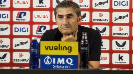 Ernesto Valverde y el cuádruple cambio al descanso: «Si seguíamos así íbamos a perder»