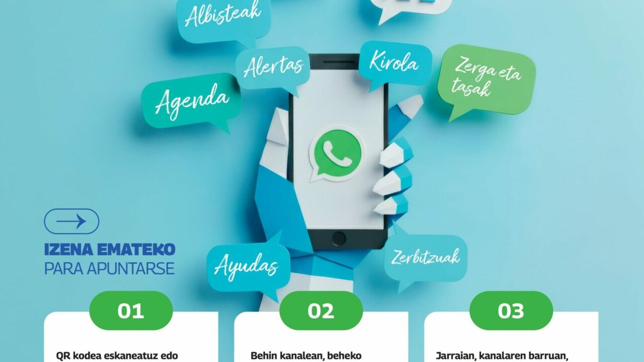 Amorebieta ya tiene su nuevo canal de Whatsapp para la ciudadanía