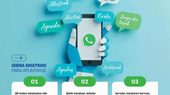 Amorebieta ya tiene su nuevo canal de Whatsapp para la ciudadanía