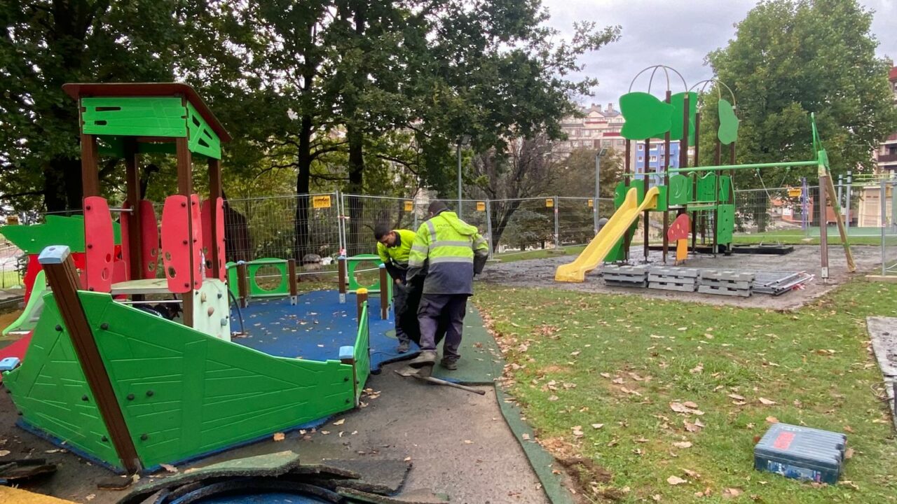 Santurtzi mejora sus parques infantiles con nuevas actuaciones en Ranzari