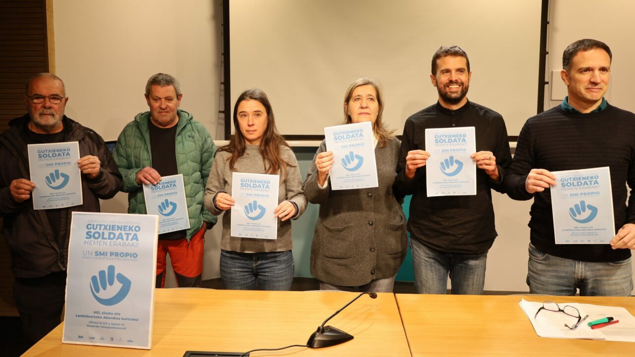 ELA y LAB podrían demandar a Confebask si no negocia el SMI vasco