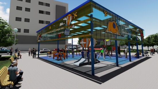 Así quedará la futura plaza de Intxaurtxueta en Rekalde