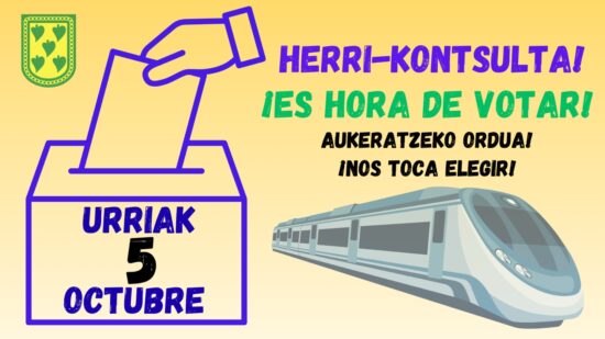 El metro divide a Usansolo:  será el pueblo quien decida
