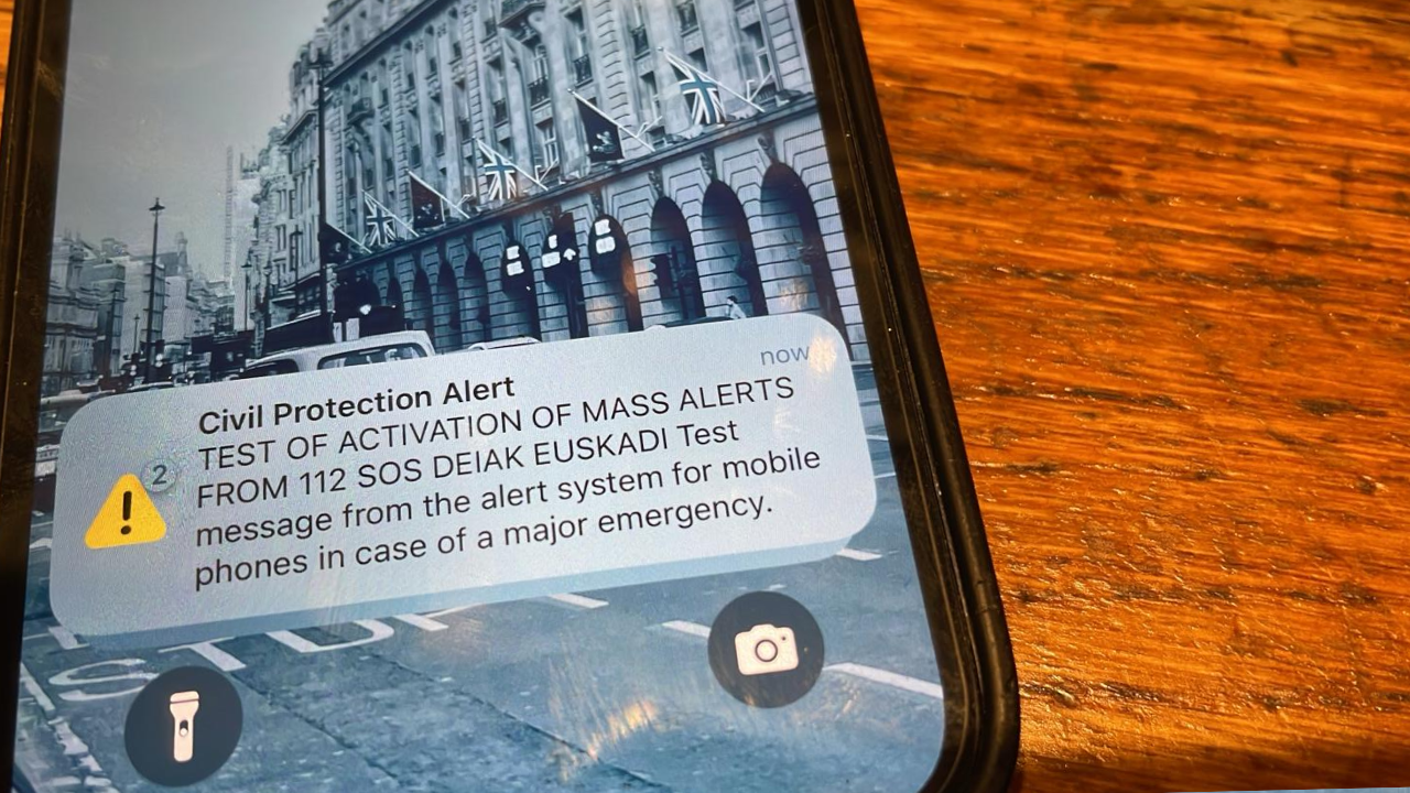 La razón por la que muchos vecinos de Balmaseda no han recibido el aviso de prueba Es-Alert
