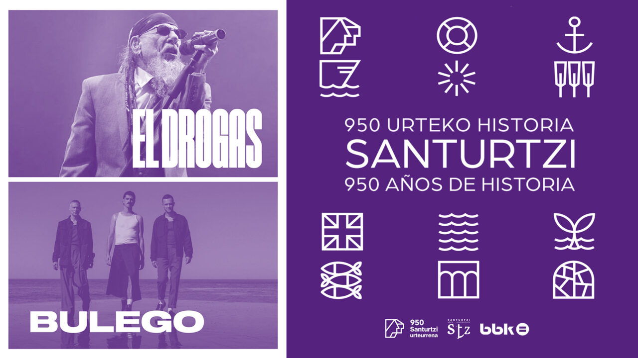 Bulego y El Drogas celebran en Santurtzi el 950 aniversario de la localidad