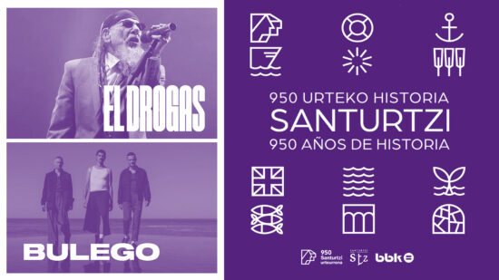 Bulego y El Drogas celebran en Santurtzi el 950 aniversario de la localidad