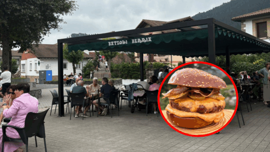 Esta es la nueva creación del campeón de España de hamburguesas gourmet: con pepinillos a la sidra y mayonesa de chistorra